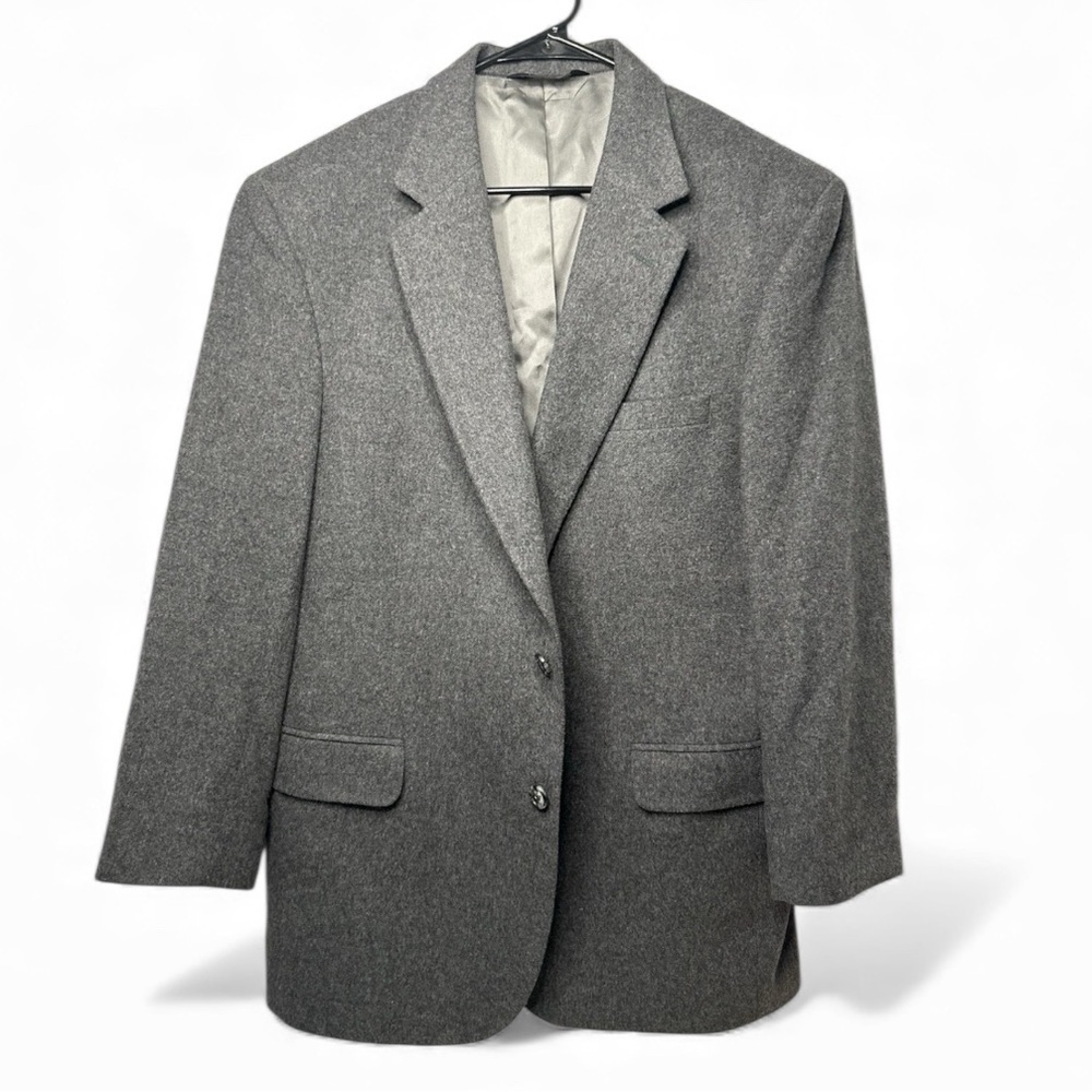 Jos A Bank Men’s Gray 100% Camel Hair Gordon Blazer Sport Jacket/ Coat, Size 42